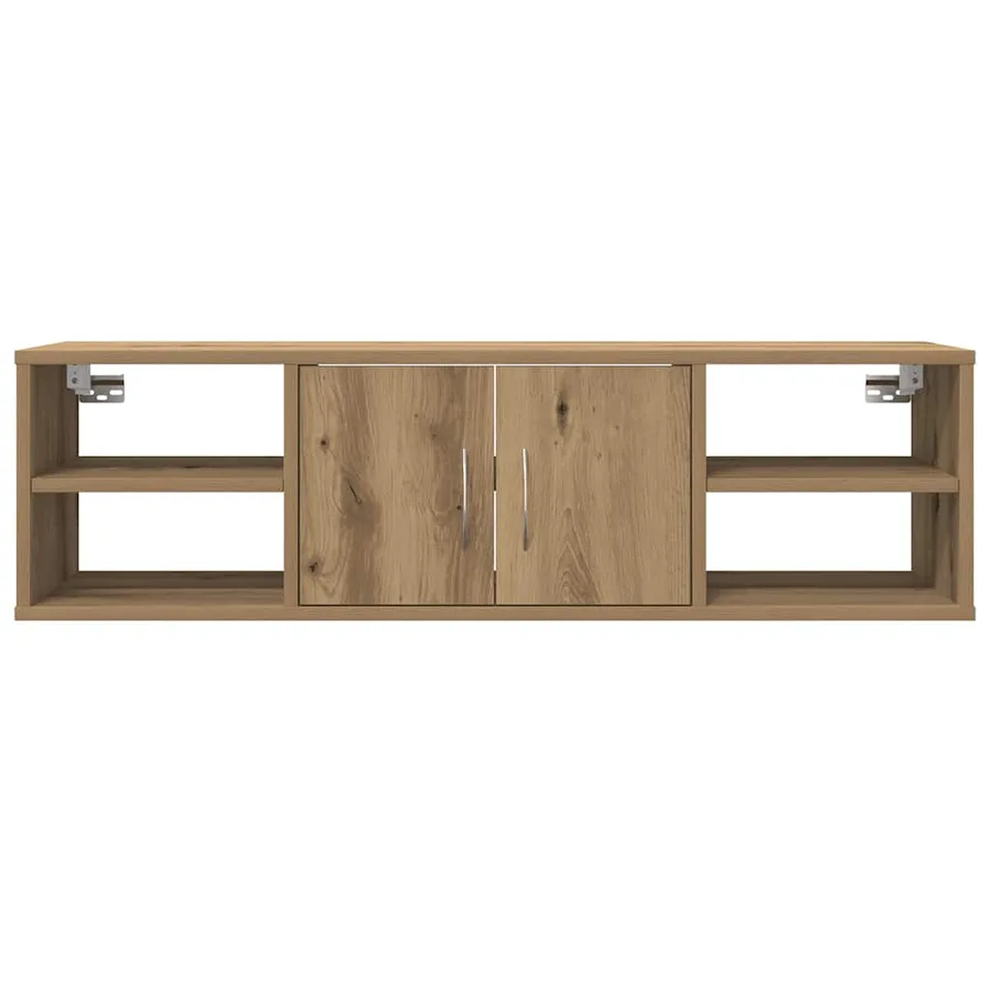 Armoire murale chêne artisanal 101x30x29 cm bois d'ingénierie - 4