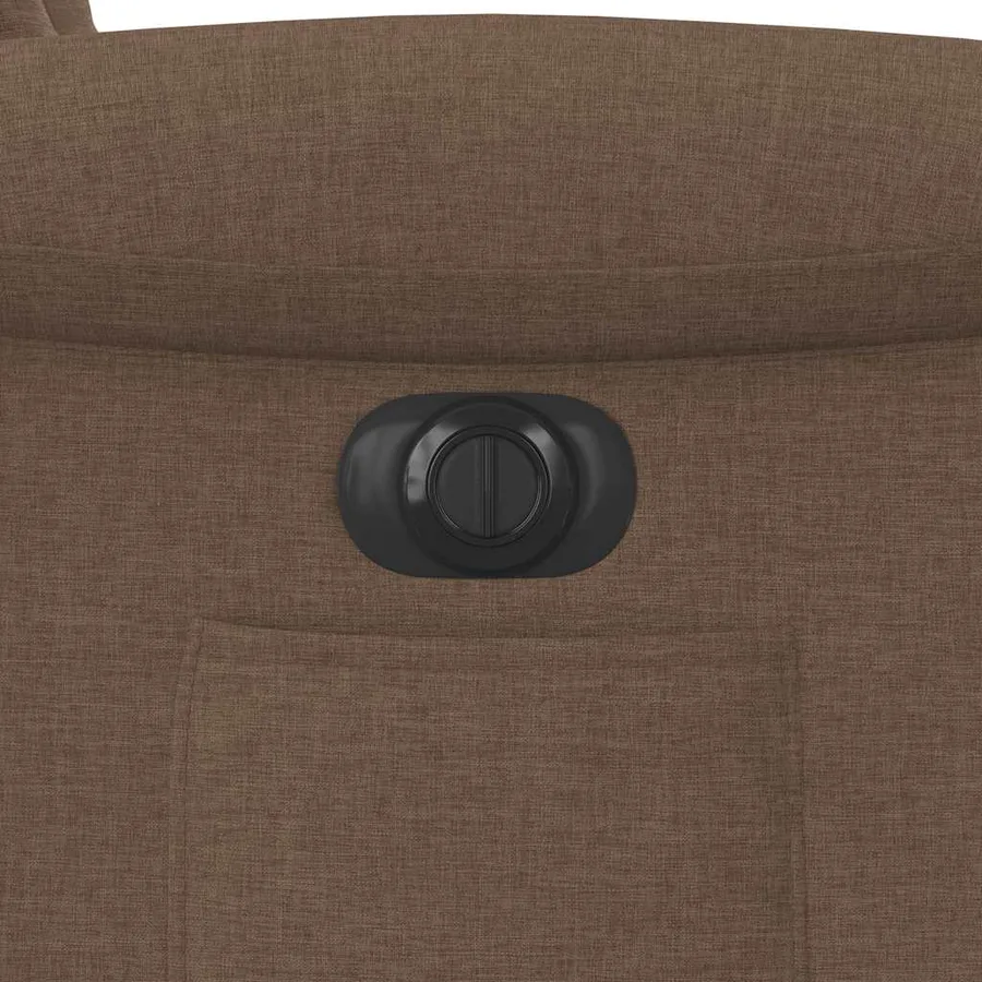 Fauteuil inclinable électrique Marron Tissu - 12