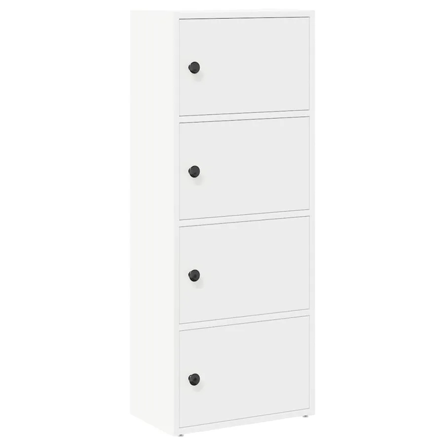 Bibliothèque blanc 40x24x102 cm bois d'ingénierie - 2