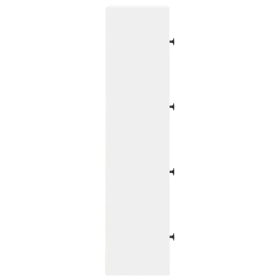 Bibliothèque blanc 40x24x102 cm bois d'ingénierie - 6