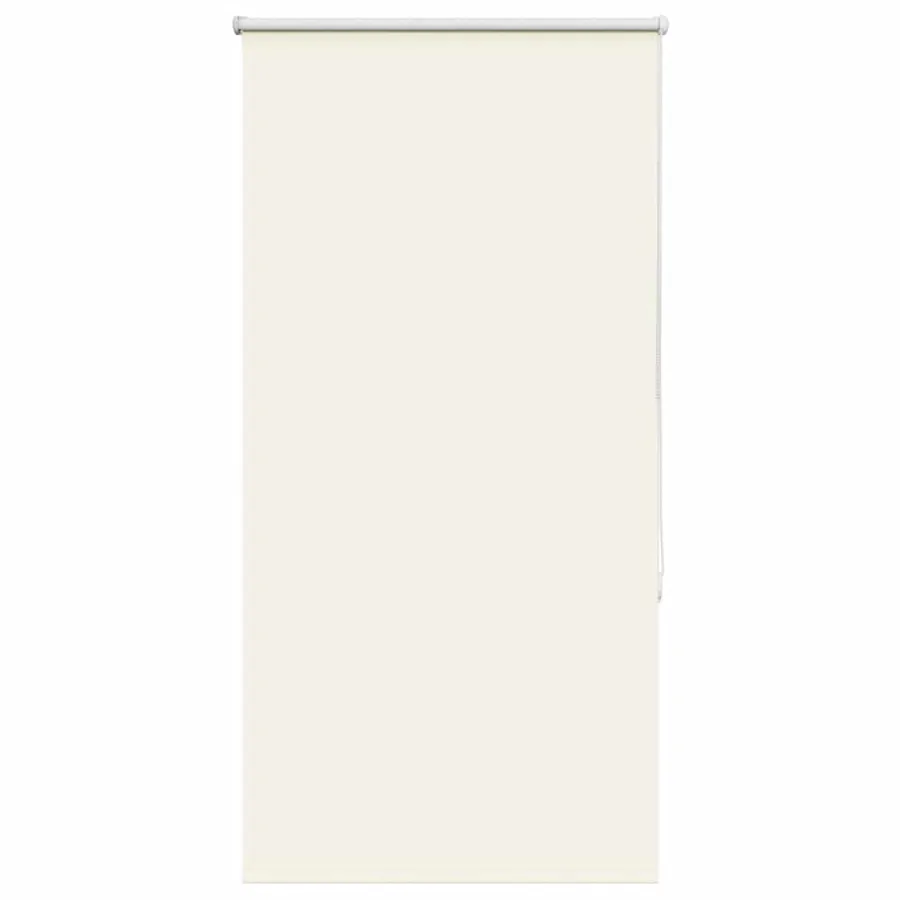 Store enrouleur occultant blanc cassé 75x175cm largeur du tissu