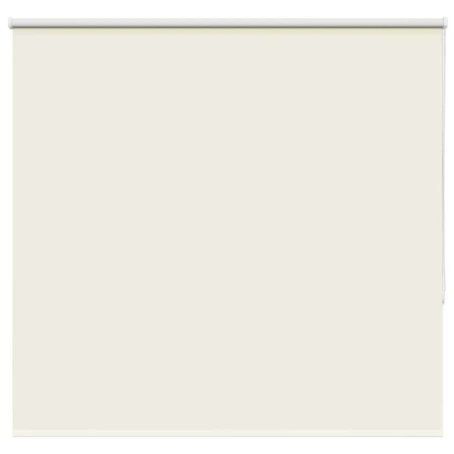 Store enrouleur occultant blanc cassé 160x150 cm largeur tissu