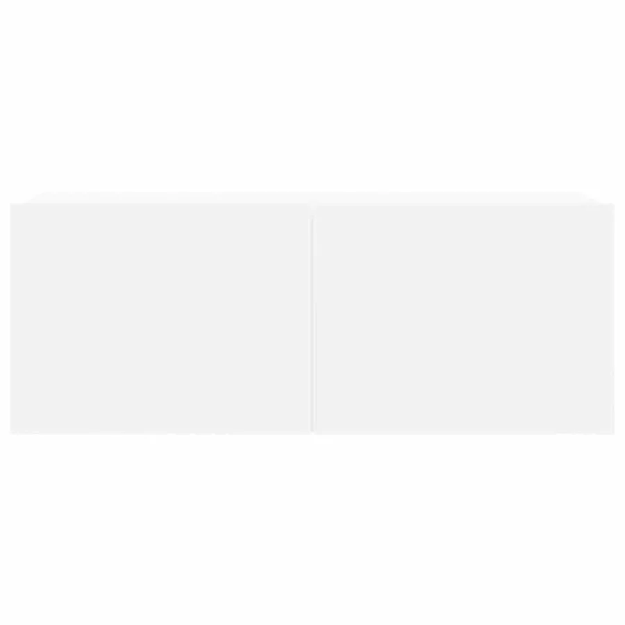 Ensemble de meubles TV 7 pcs Blanc Bois d'ingénierie - 5