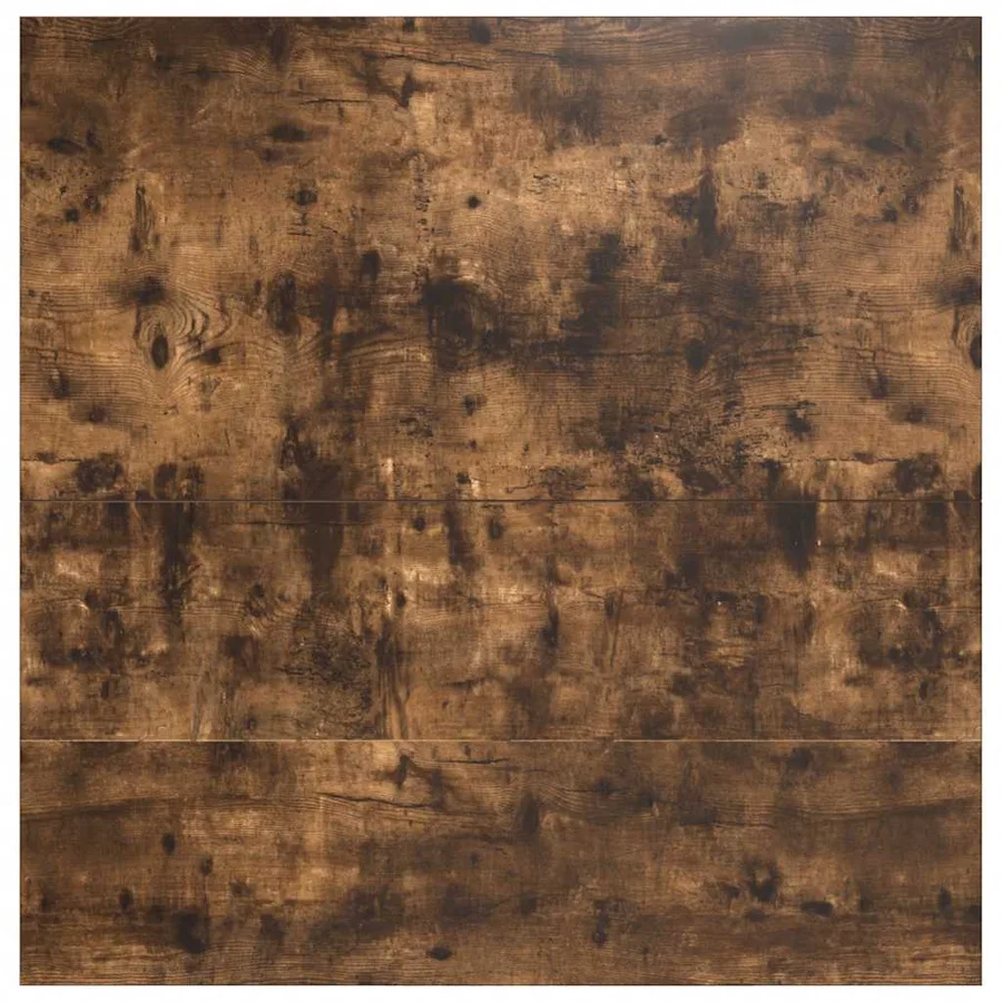 Table basse avec tiroirs chêne fumé 100x100x40 cm - 9