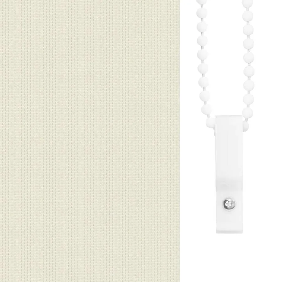 Store enrouleur occultant blanc cassé 135x230 cm largeur tissu - 10