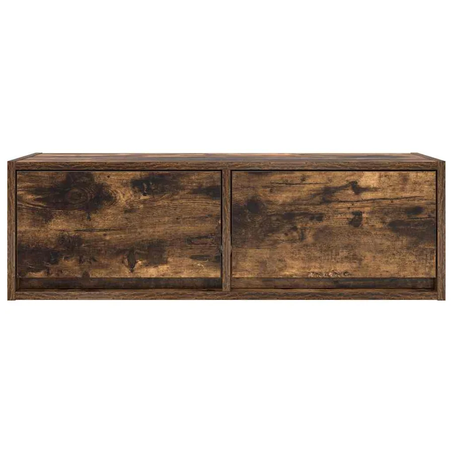 Meubles TV 2 pcs chêne fumé 80x31x25,5 cm bois d'ingénierie - 6