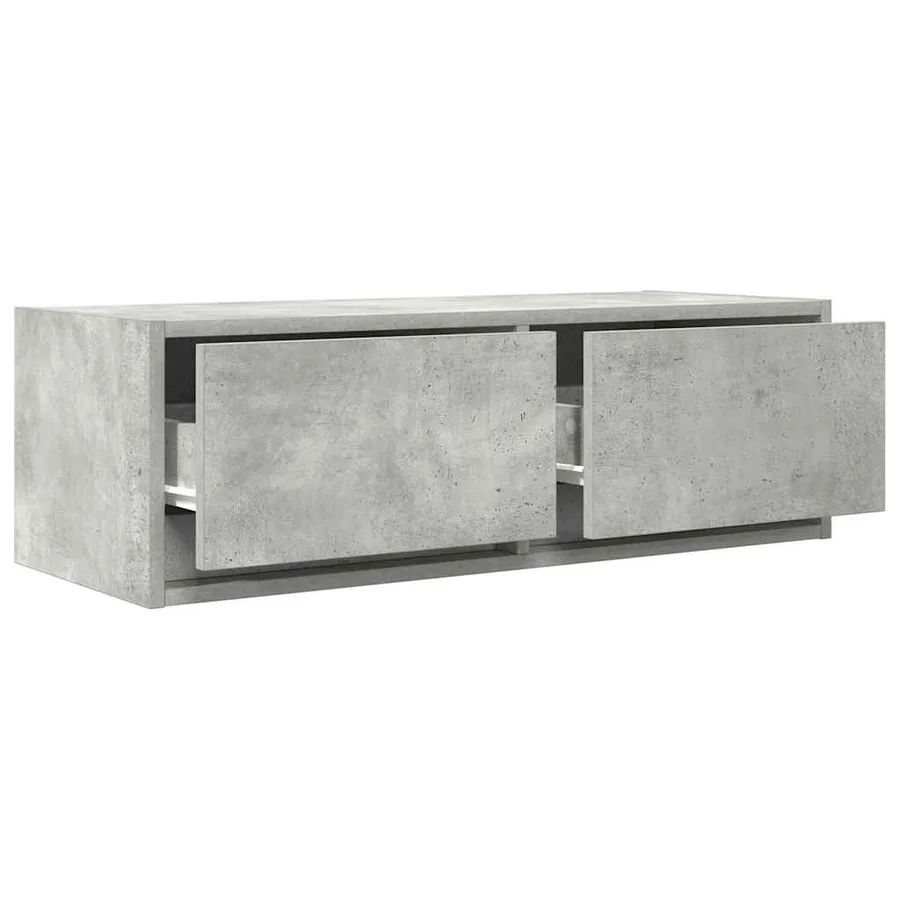 Meubles TV 2 pcs gris béton 80x31x25,5 cm bois d'ingénierie - 4