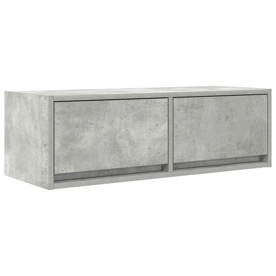 Meubles TV 2 pcs gris béton 80x31x25,5 cm bois d'ingénierie - 5
