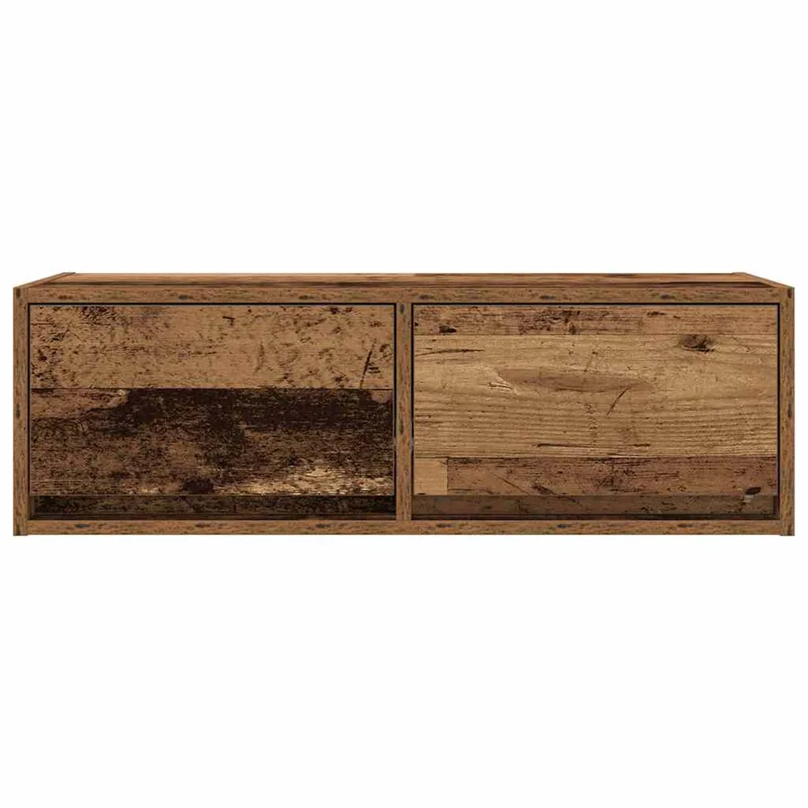 Meuble TV vieux bois 80x31x25,5 cm bois d'ingénierie - 5