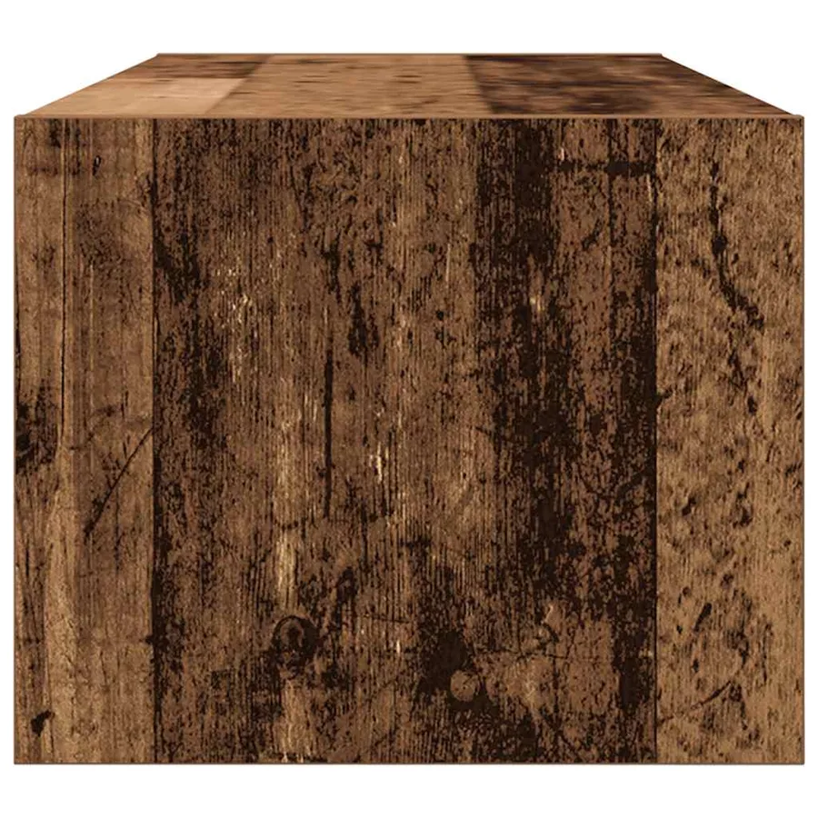 Meuble TV vieux bois 80x31x25,5 cm bois d'ingénierie - 7