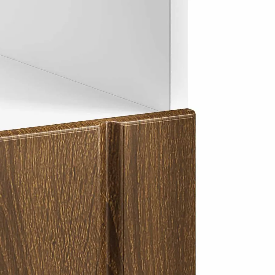 Armoire de four Lucca chêne marron bois d'ingénierie - 8