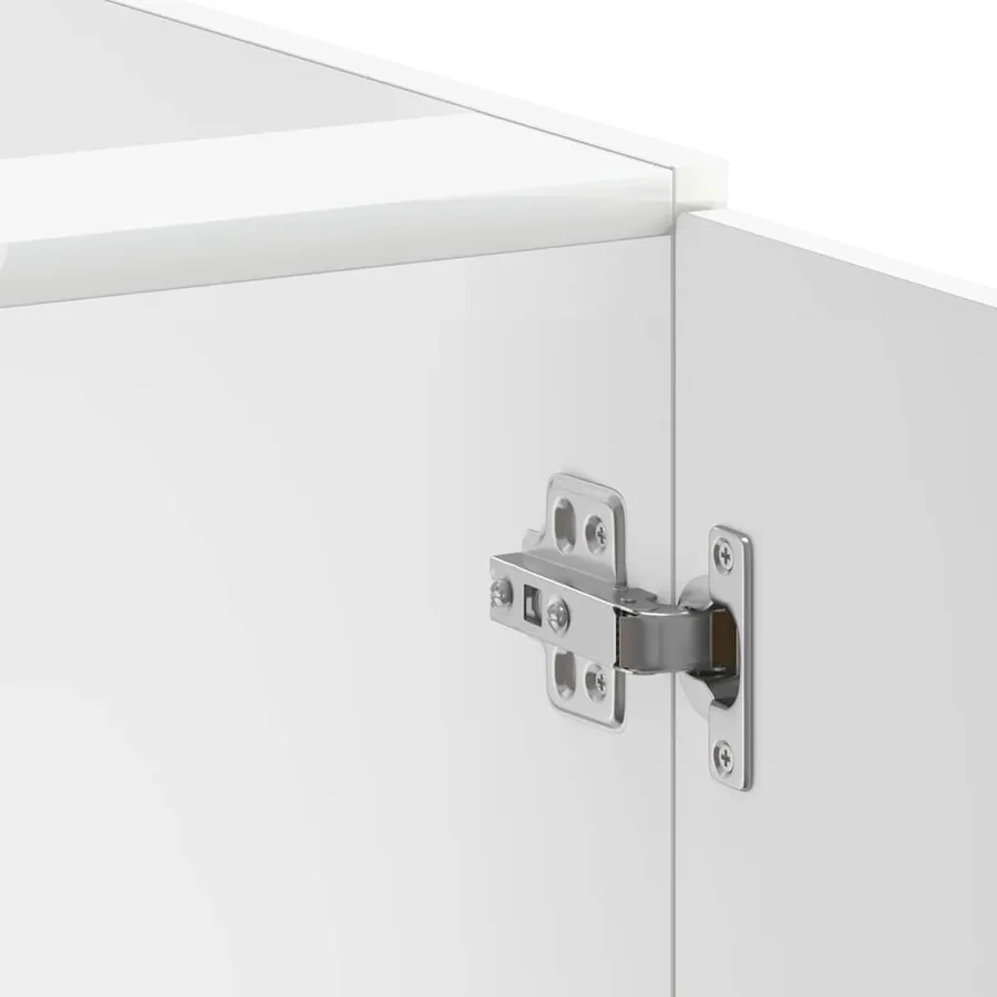 Meuble de base de lavabo Lucca blanc bois d'ingénierie - 9