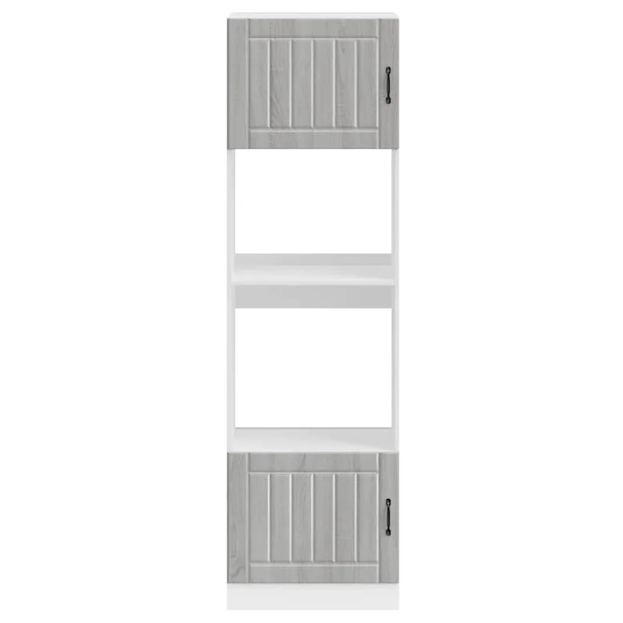 Armoires de four 2 pcs Kalmar sonoma gris bois d'ingénierie - 4