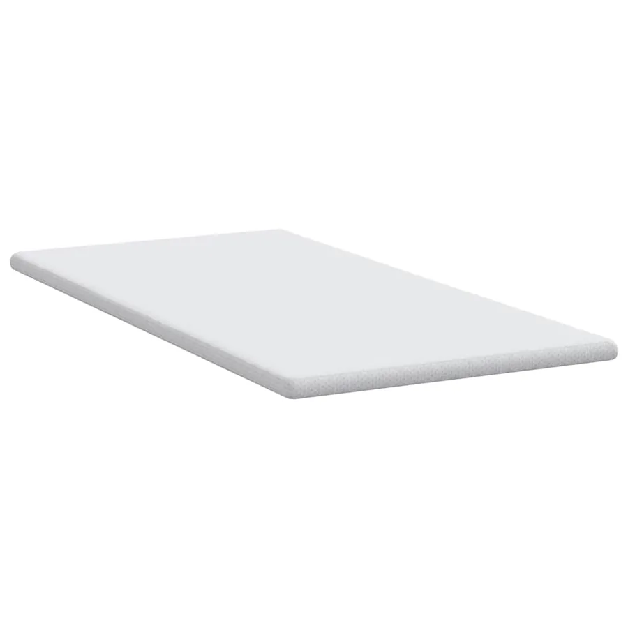 Surmatelas Blanc 100 x 200 cm Tissu Jacquard - 5