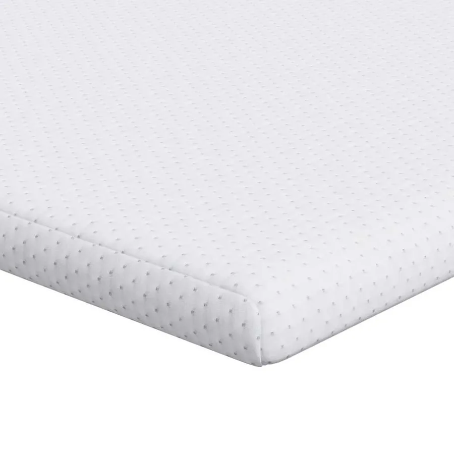 Surmatelas Blanc 180 x 200 cm Tissu Jacquard - 2