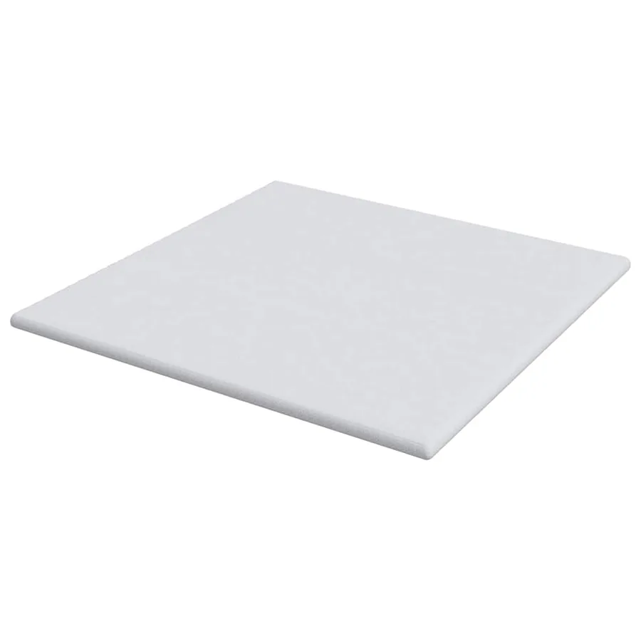 Surmatelas Blanc 180 x 200 cm Tissu Jacquard - 5