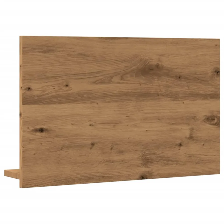 Armoire à miroir de salle de bain chêne artisanal 60x11x37 cm - 6