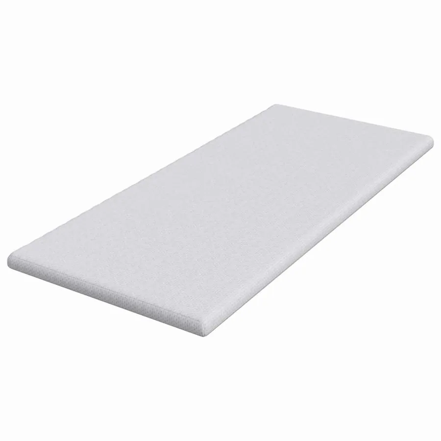 Surmatelas Blanc 120 x 200 cm Tissu Jacquard - 4