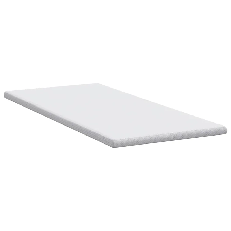 Surmatelas Blanc 120 x 200 cm Tissu Jacquard - 5