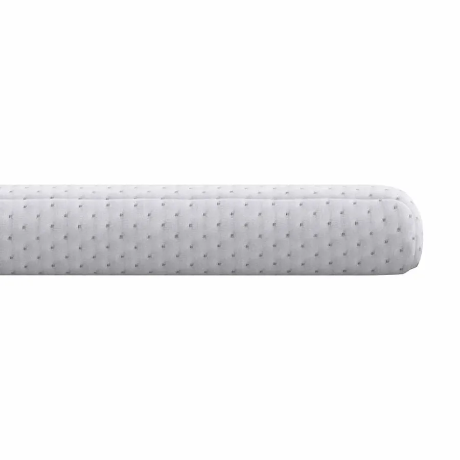 Surmatelas Blanc 120 x 200 cm Tissu Jacquard - 6