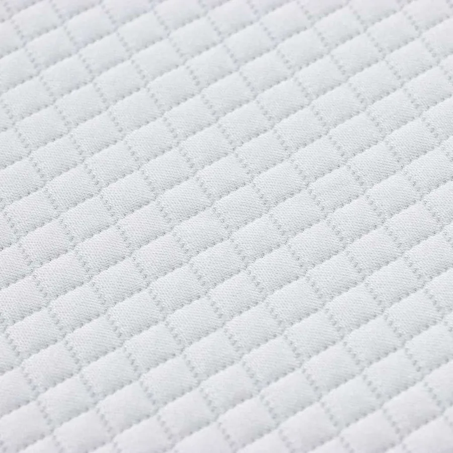 Surmatelas en mousse à mémoire 90 x 190 cm Thick Doux Blanc - 9