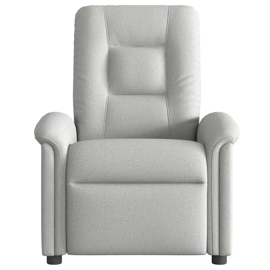 Fauteuil inclinable gris nuage tissu - 3