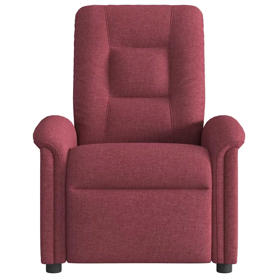 Fauteuil inclinable Rouge bordeaux Tissu - 3