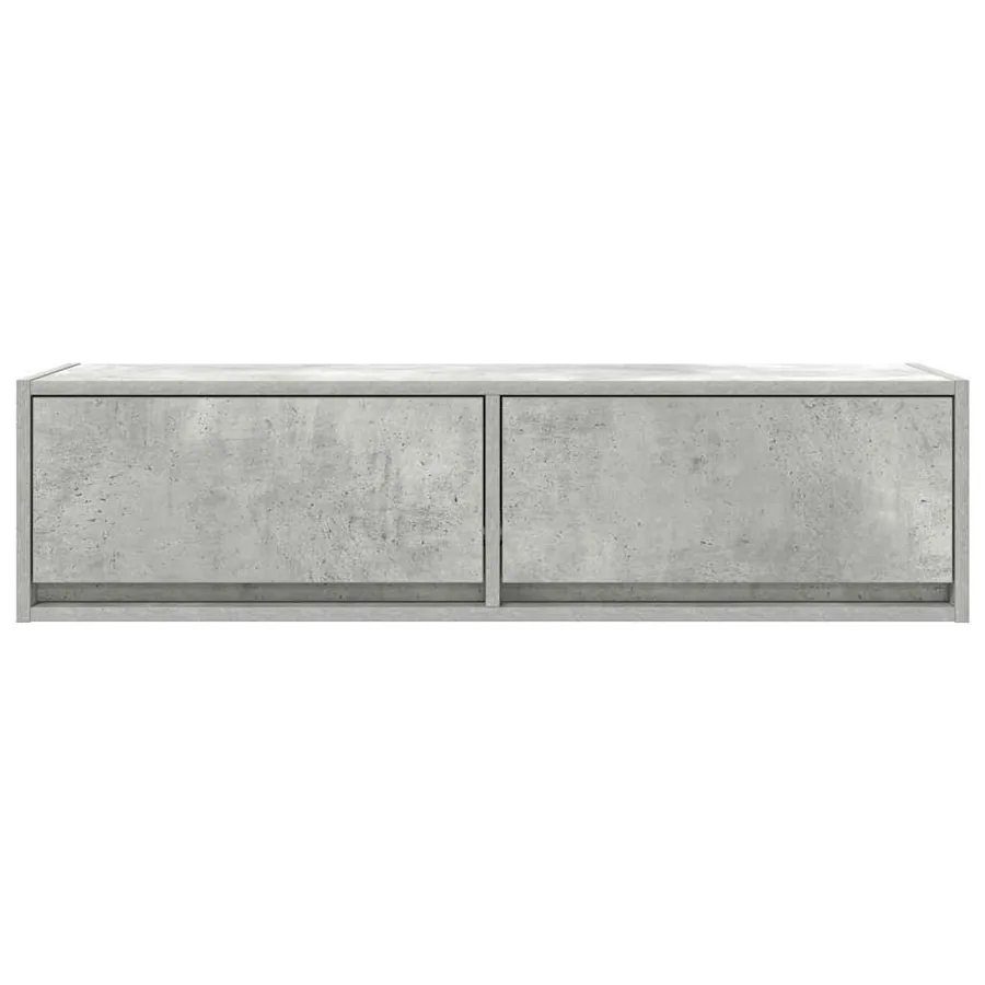 Meuble TV Gris béton 100 x 31 x 25,5 cm Bois d'ingénierie - 7