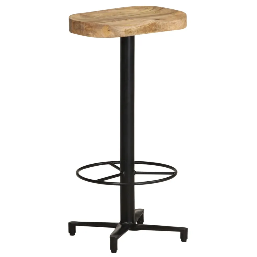 Tabourets de bar lot de 2 76 cm bois de manguier massif - 11