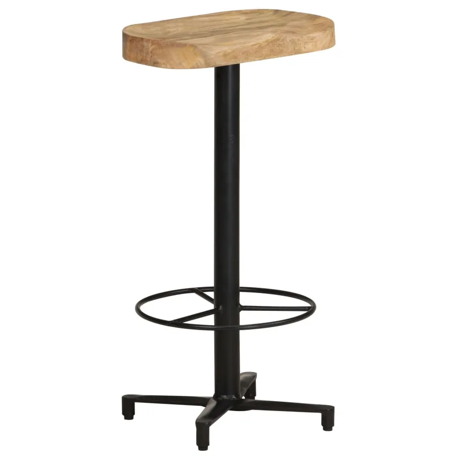 Tabourets de bar lot de 2 76 cm bois de manguier massif - 9