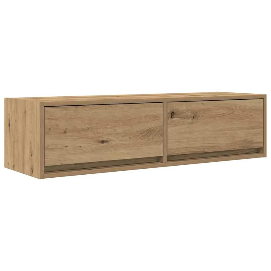 Meuble TV 100 x 31 x 25,5 cm chêne artisanal Bois d'ingénierie - 2