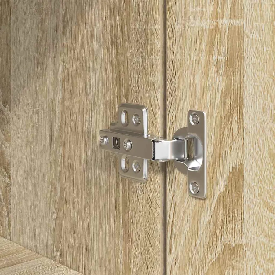 Buffet haut chêne sonoma 37,5x35x180 cm bois d'ingénierie - 10