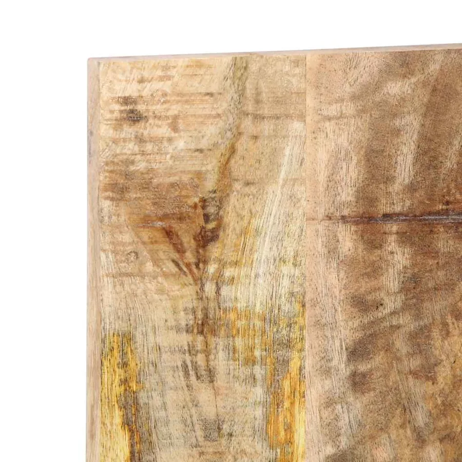 Tête de lit 120 cm bois de manguier brut massif - 6