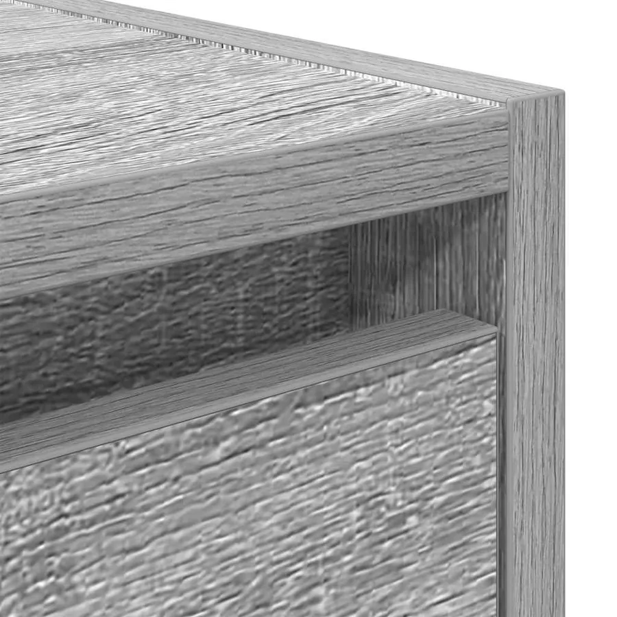 Tables de chevet murales 2 pcs sonoma gris 38x34x40 cm - 10