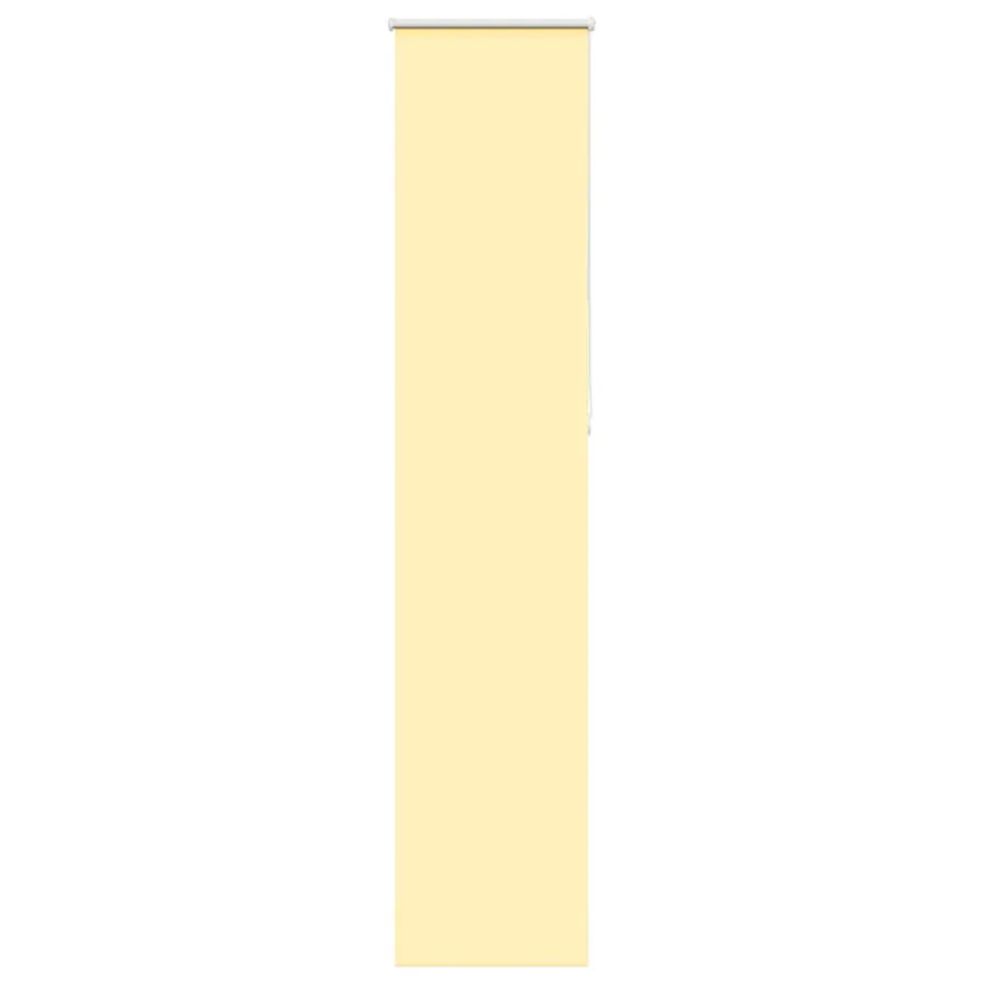 Store enrouleur occultant jaune largeur du tissu 45,7 cm