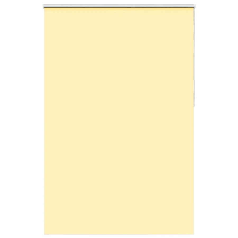 Store enrouleur occultant jaune largeur du tissu 151,6 cm