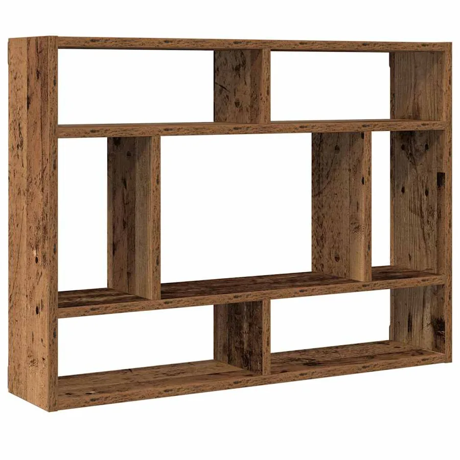Étagère murale en bois ancien 75 x 16 x 55 cm bois d'ingénierie - 2