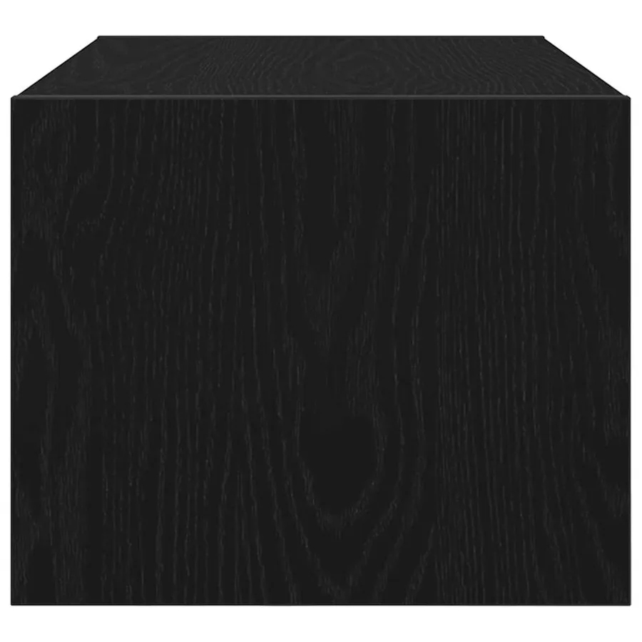 Meuble TV chêne noir 60x31x25,5 cm bois d'ingénierie - 7