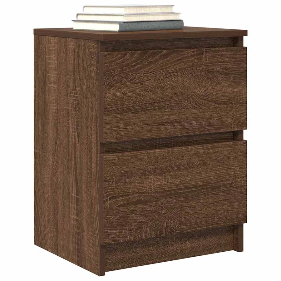 Meuble TV chêne marron 40x35x54 cm bois d'ingénierie - 4