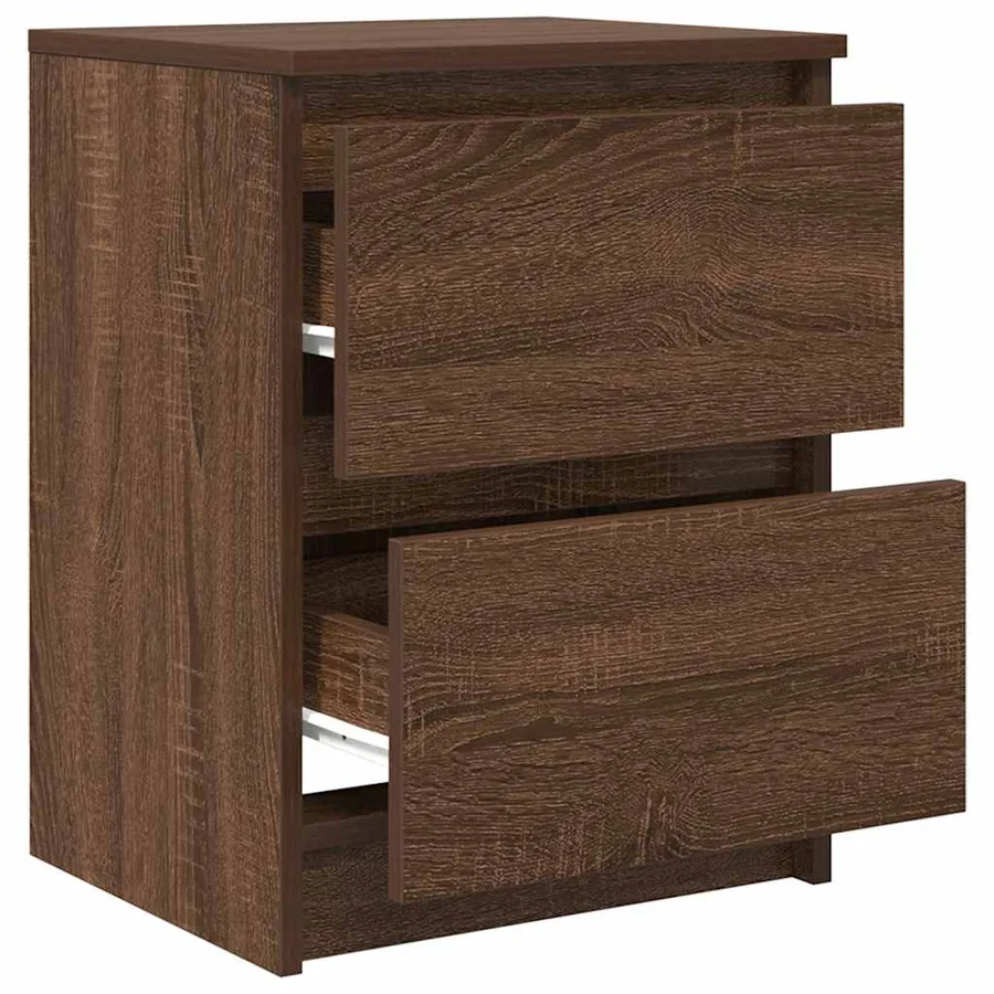 Meuble TV chêne marron 40x35x54 cm bois d'ingénierie - 5