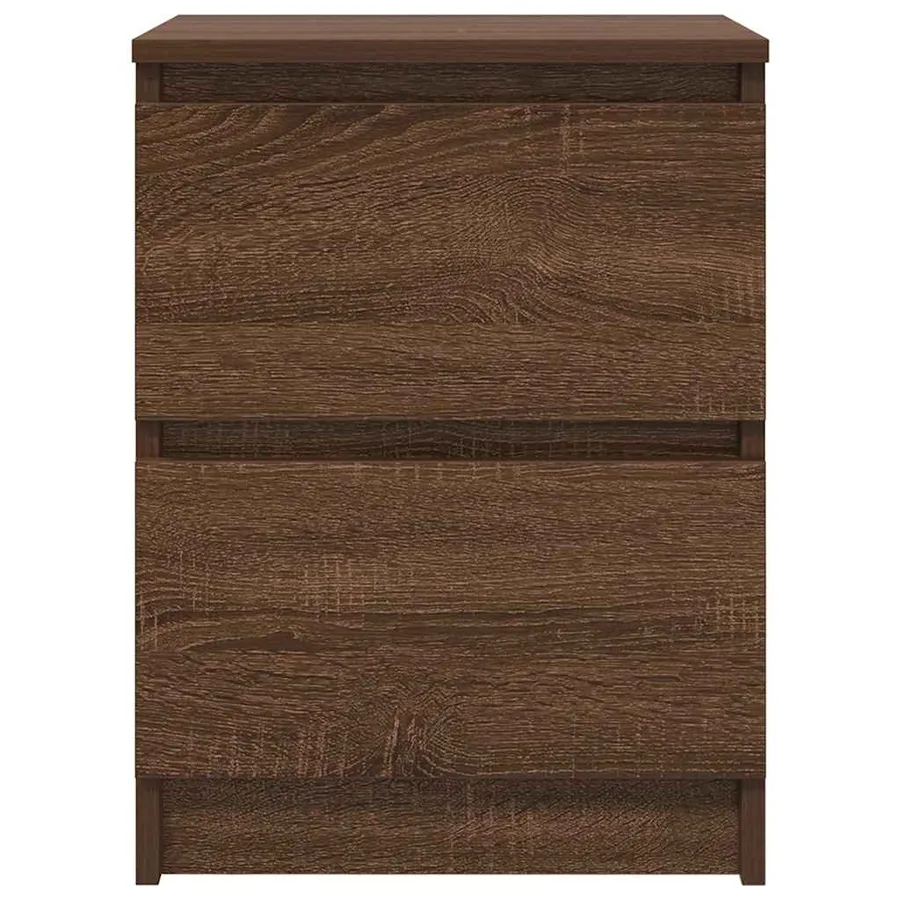 Meuble TV chêne marron 40x35x54 cm bois d'ingénierie - 6