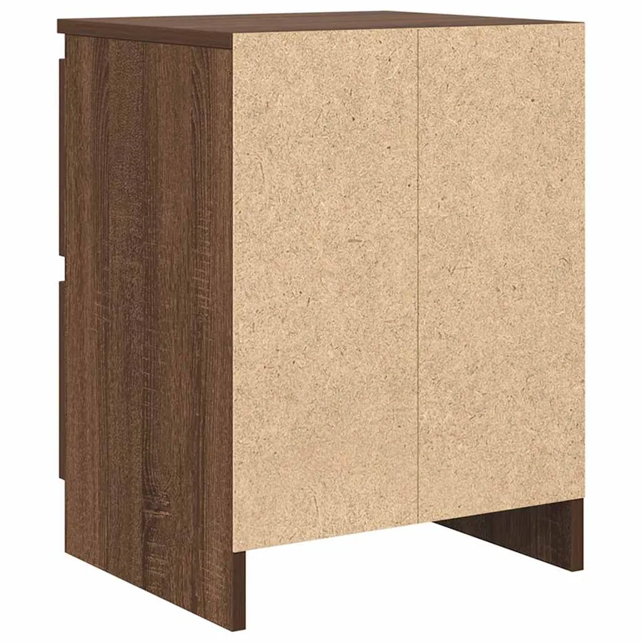 Meuble TV chêne marron 40x35x54 cm bois d'ingénierie - 8