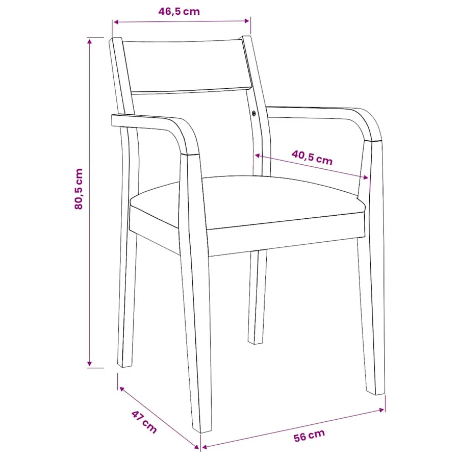 Chaises à manger coussins 2 pcs naturel bois massif caoutchouc - 11