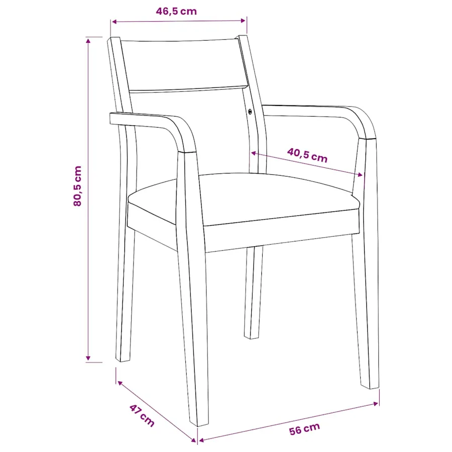 Chaises à manger coussins 2 pcs blanc bois massif caoutchouc - 11