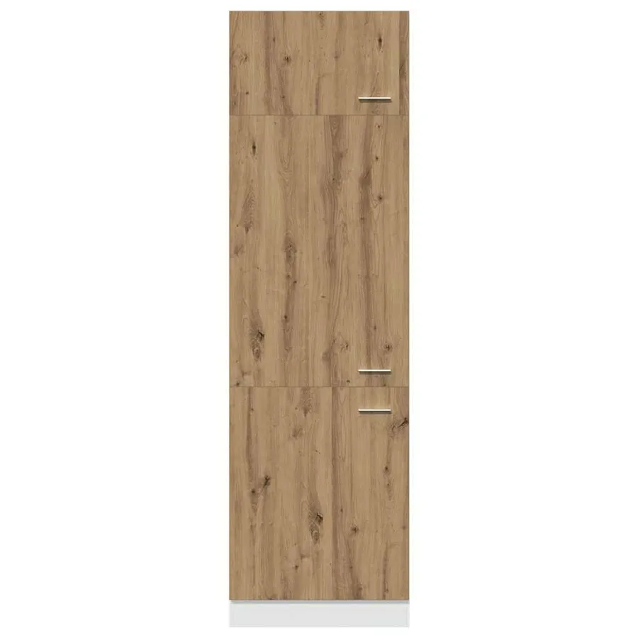 Armoire réfrigérée "Lyon" Chêne artisanal 60 x 57 x 207 cm Bois d'ingénierie - 6