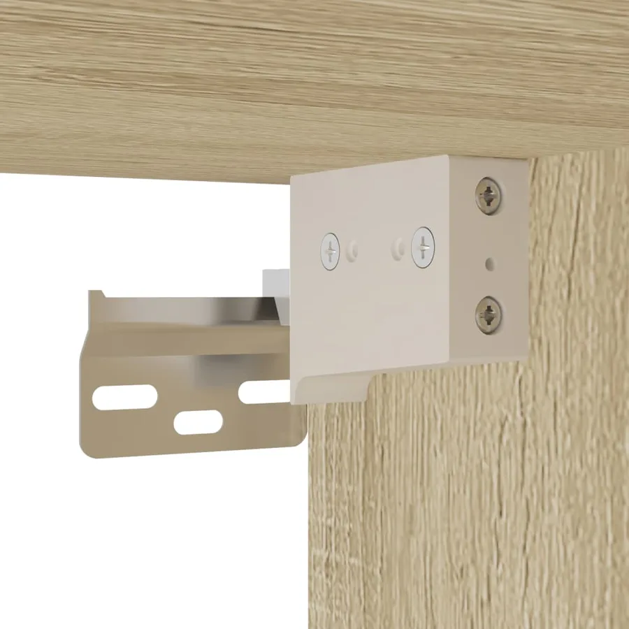 Ensemble de meubles de salle de bain 2 pcs chêne sonoma - 9