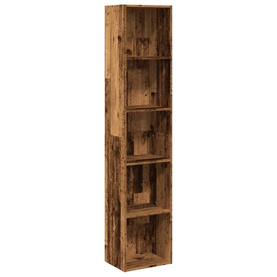 Bibliothèque vieux bois 40x30x189 cm bois d'ingénierie - 2