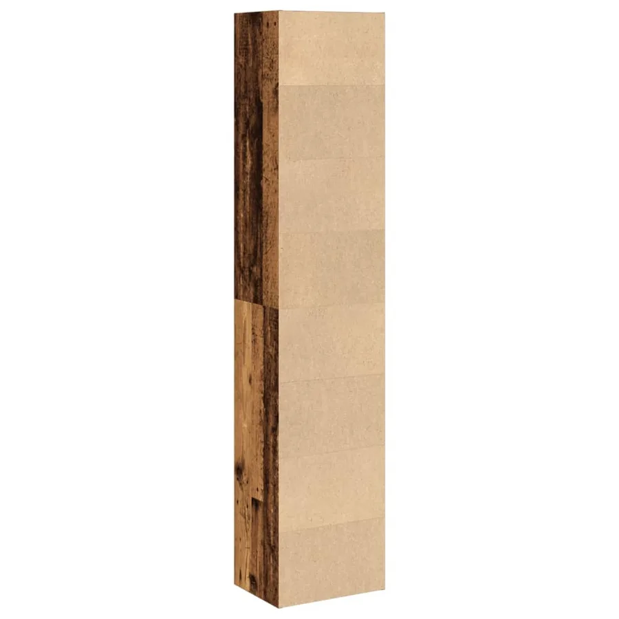 Bibliothèque vieux bois 40x30x189 cm bois d'ingénierie - 5