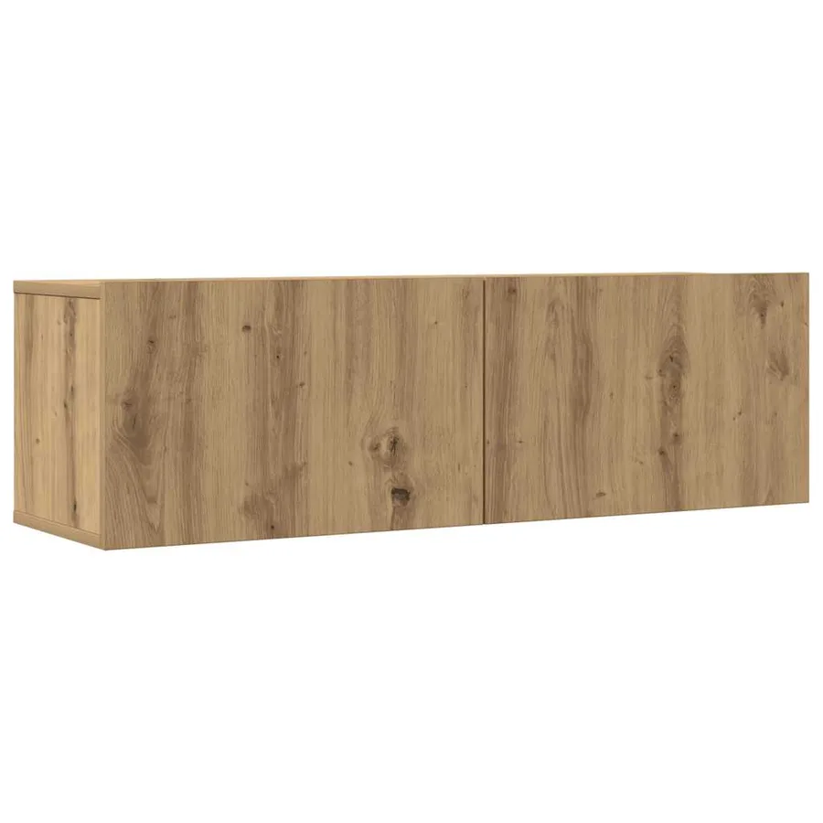 Ensemble de meuble TV mural 3 pcs chêne artisanal - 4