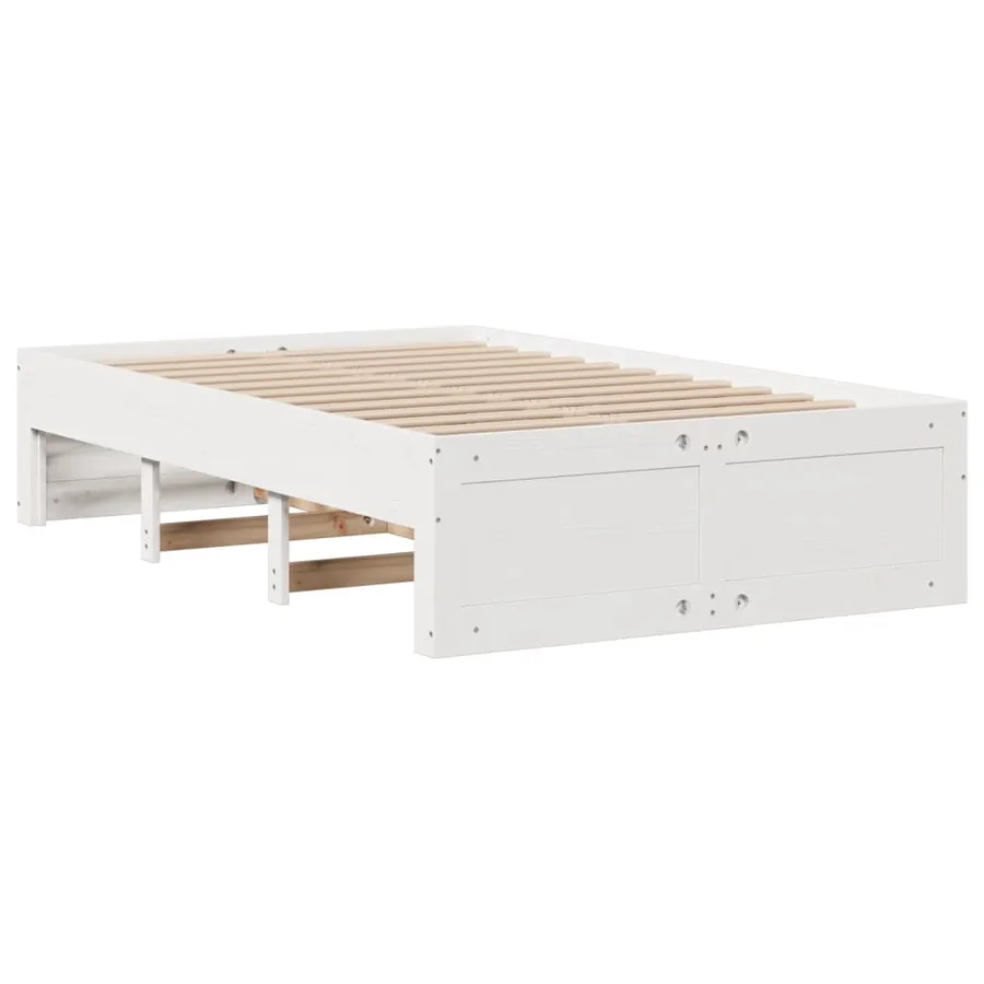 Cadre de lit sans matelas avec tiroirs 135x190 cm bois de pin - 7